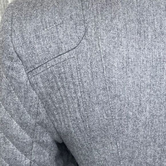 Ralph Lauren Grey Cashmere Blend Moto Jacket - Picture 6 of 16